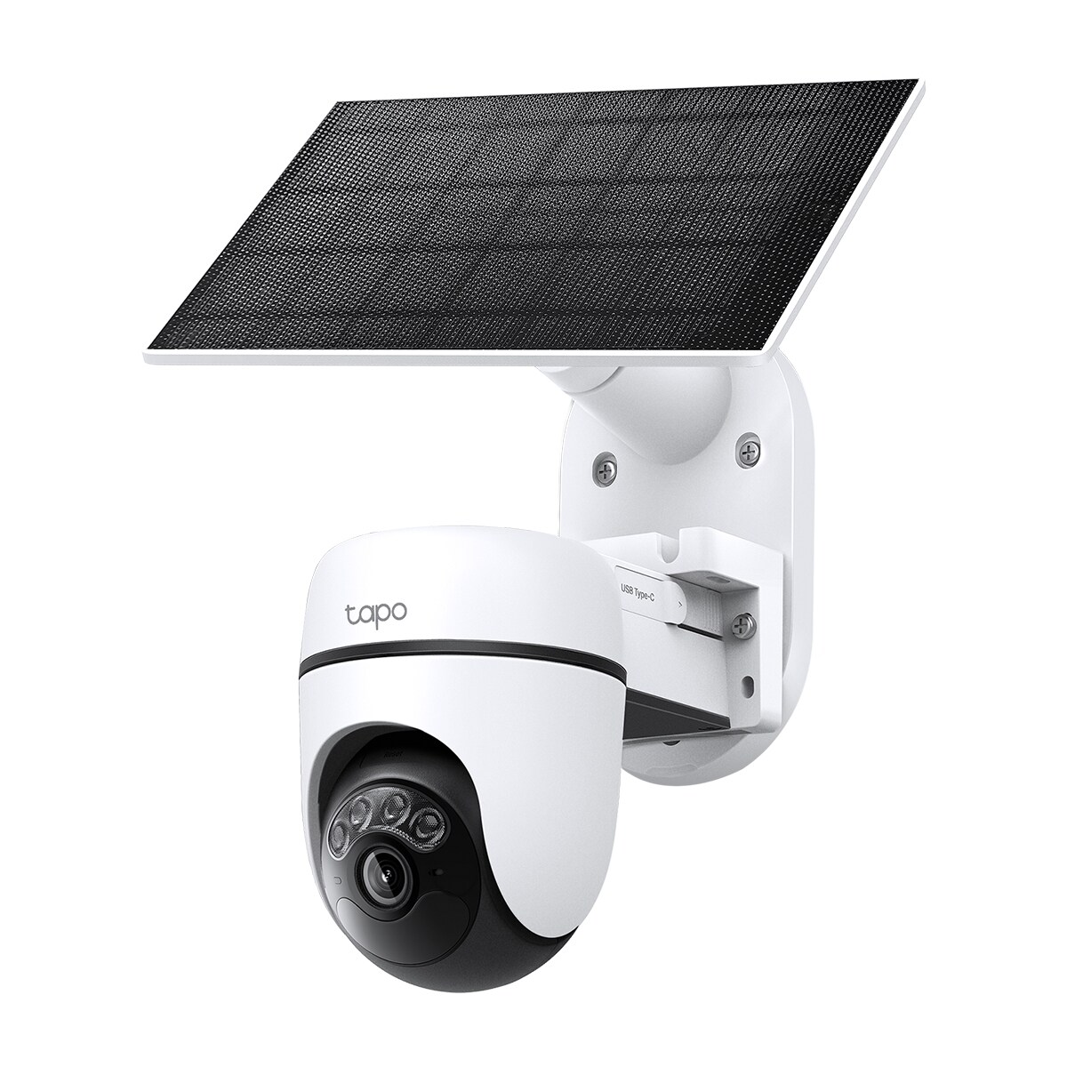 Cámara de vigilancia para exterior 360º con Panel Solar y Batería Tapo TC90 Kit 1