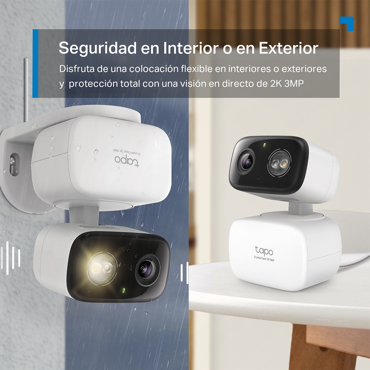 Cámara de vigilancia 360º Tapo C216, para Interior o Exterior 5