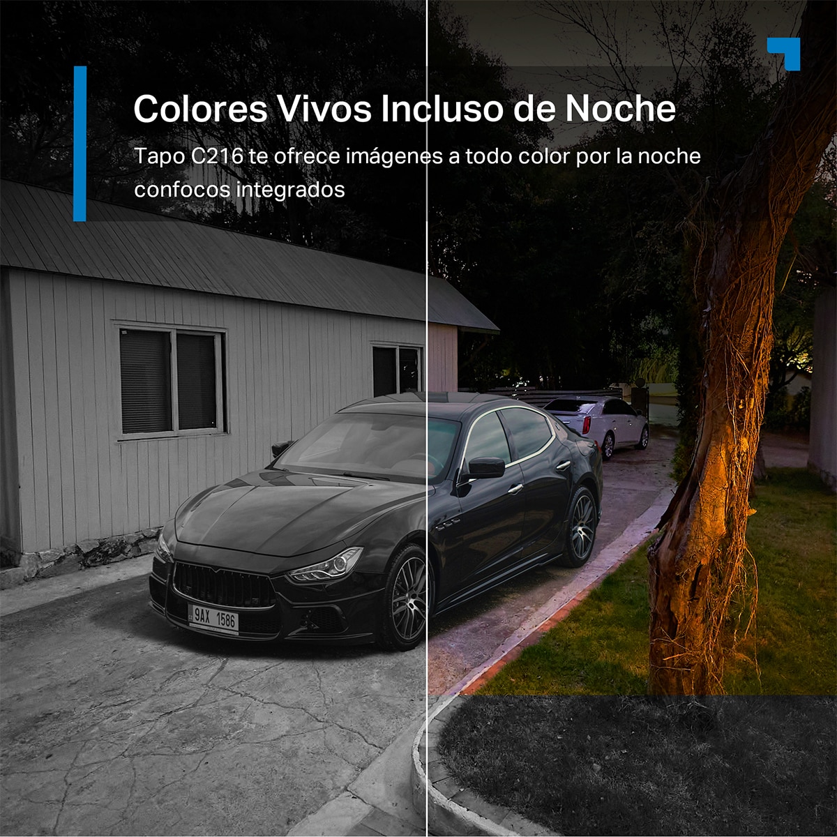 Cámara de vigilancia 360º Tapo C216, para Interior o Exterior 11