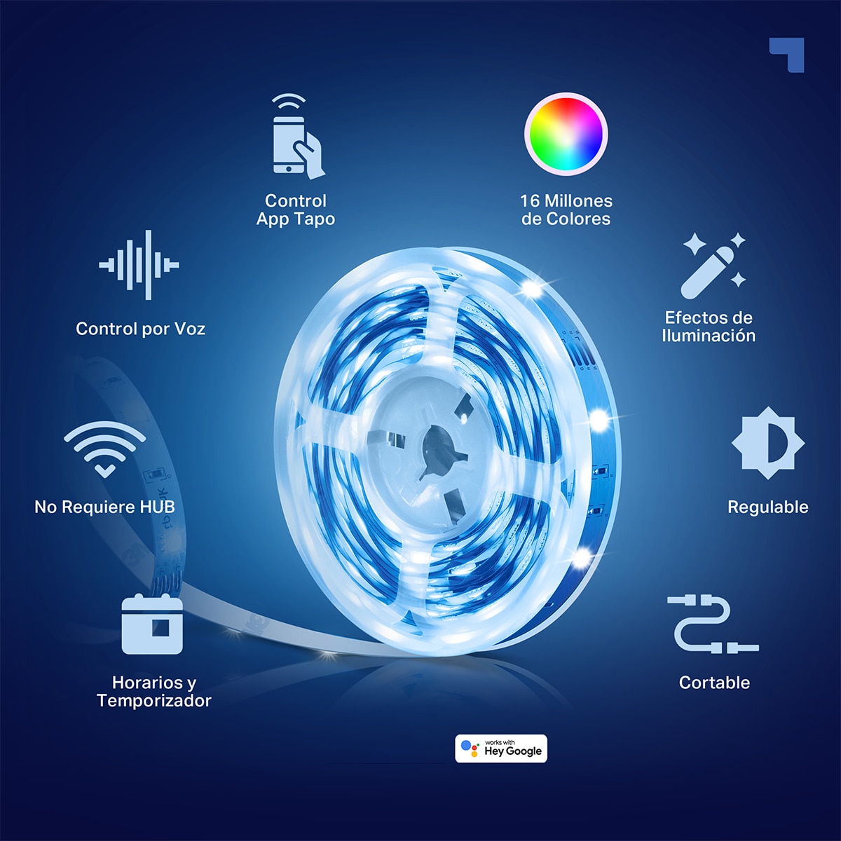 Tira de Luz LED Inteligente Tapo TL61-5 de 5 Metros 2