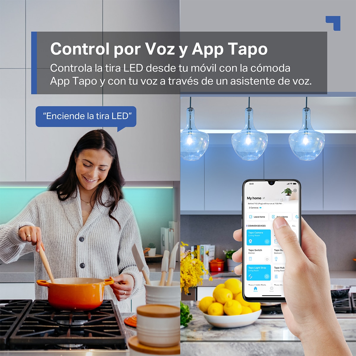 Tira de Luz LED Inteligente Tapo TL61-5 de 5 Metros 5