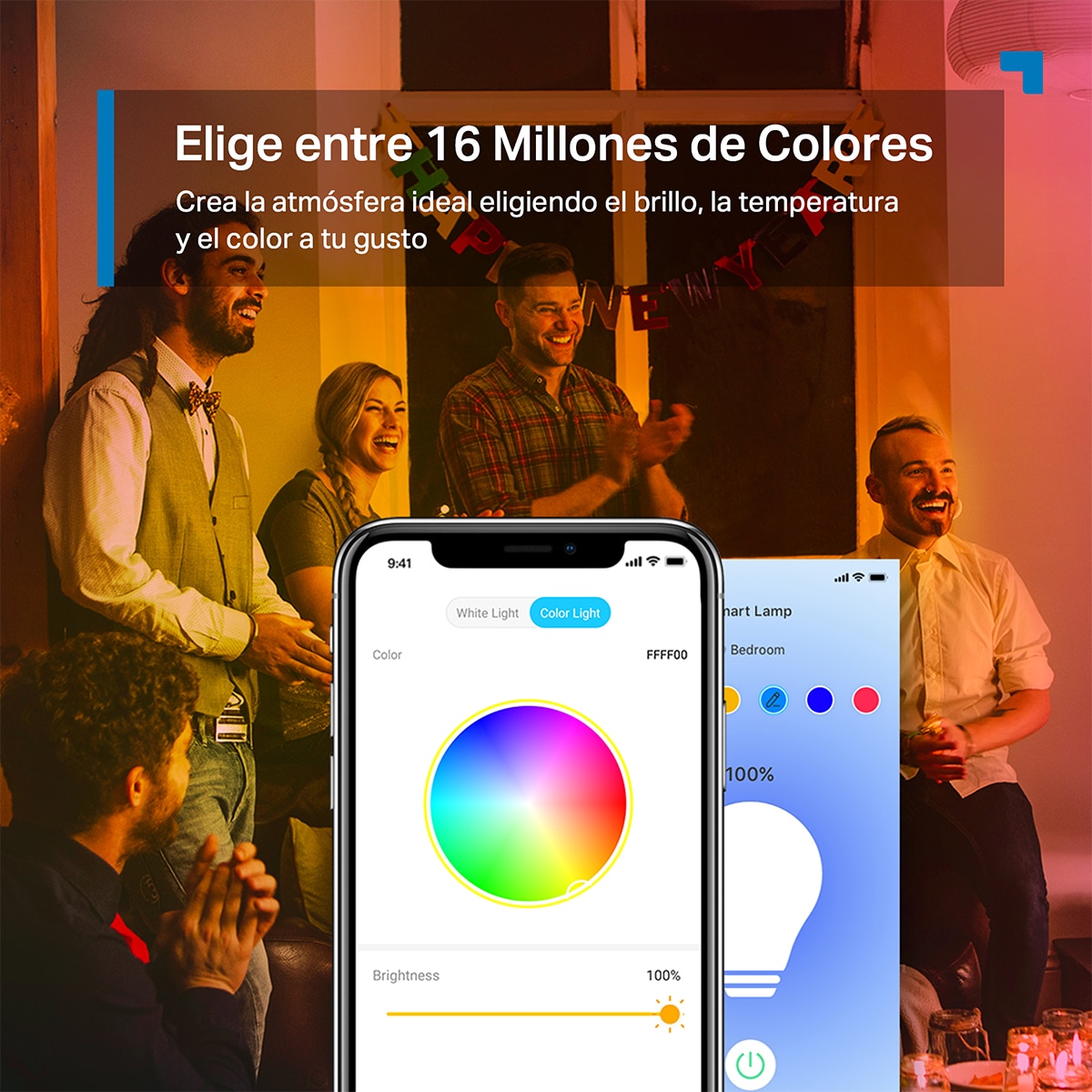 Lâmpada LED Inteligente Tapo Multicolorida TL13E 3