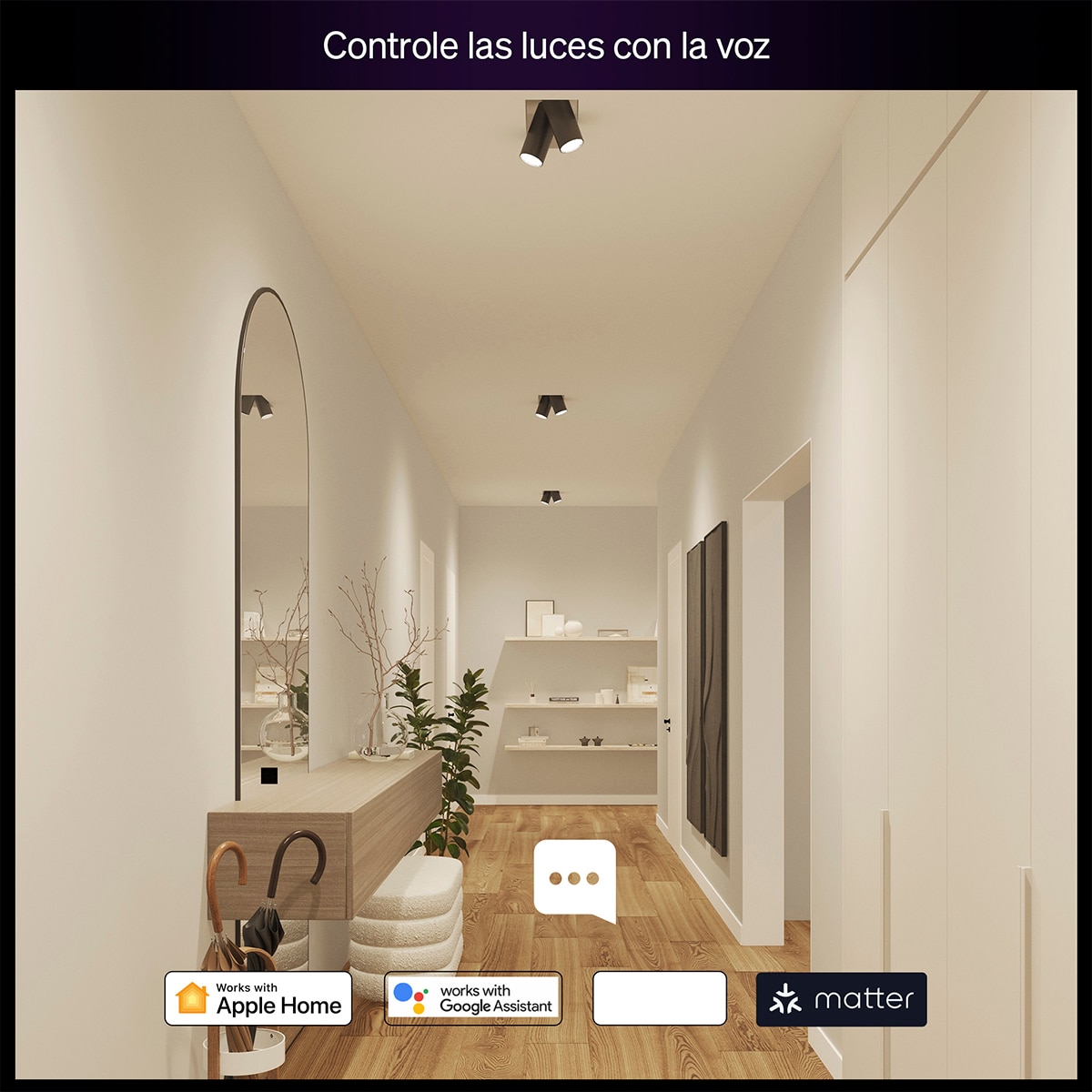 Bombilla inteligente LED Foco Hue Essential 4.7W GU10, RGB, Regulable, Control App y Voz, Asistentes de voz, Pack de 3 7