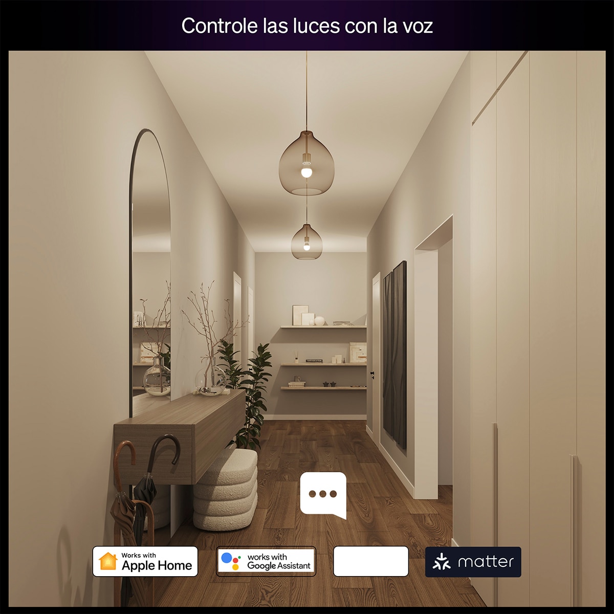 Bombilla inteligente LED Hue Essential: Pack 3 ud E27 8W + Hue Bridge, RGB, Regulable, Control App y Voz, Asistentes de voz 7