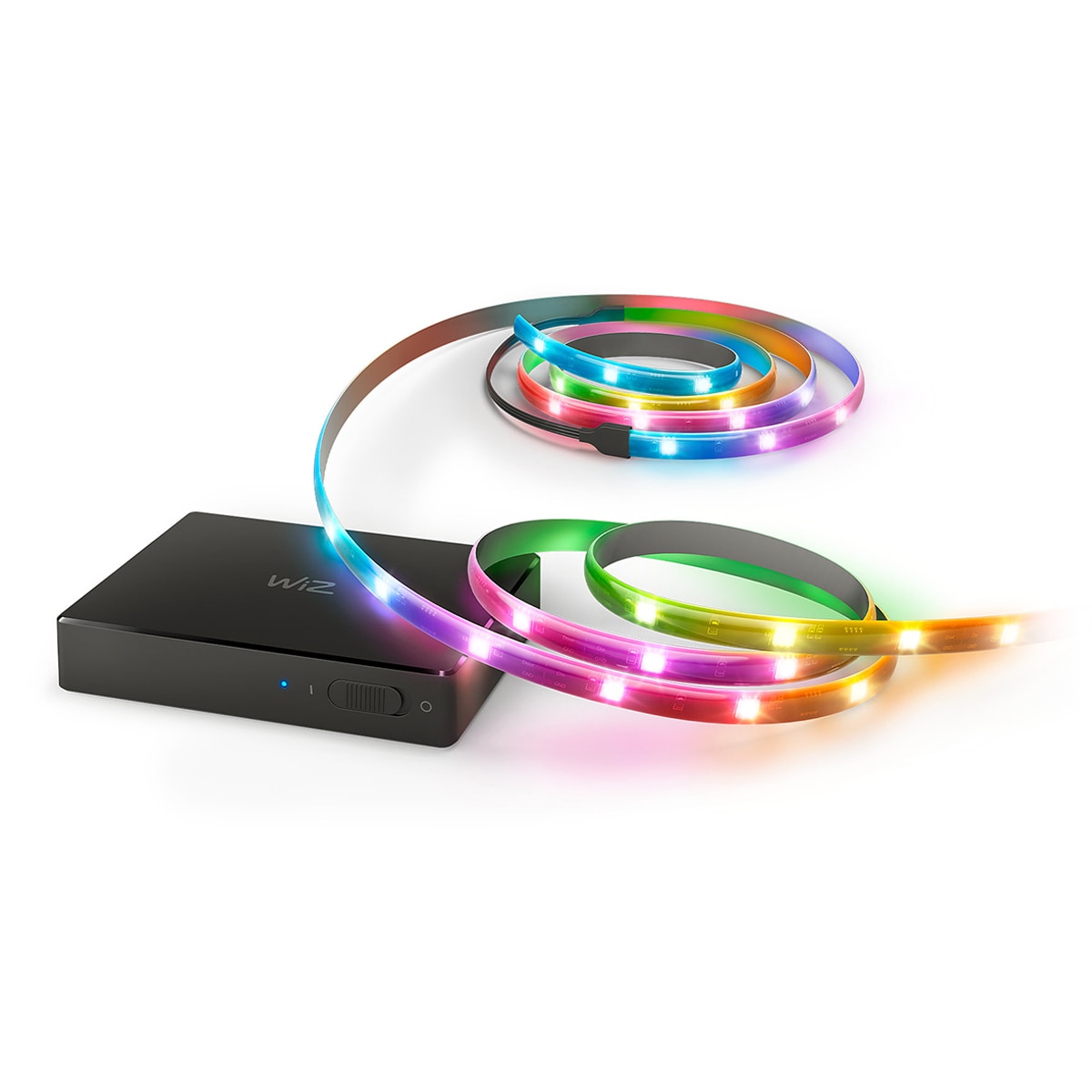 Imagen 0 de HDMI Sync Box + Tira LED RGBIC WiZ para TV 75"- 85"?, retroiluminación de TV, Soporta 4K, Sincroniza contenidos, Control App y Voz