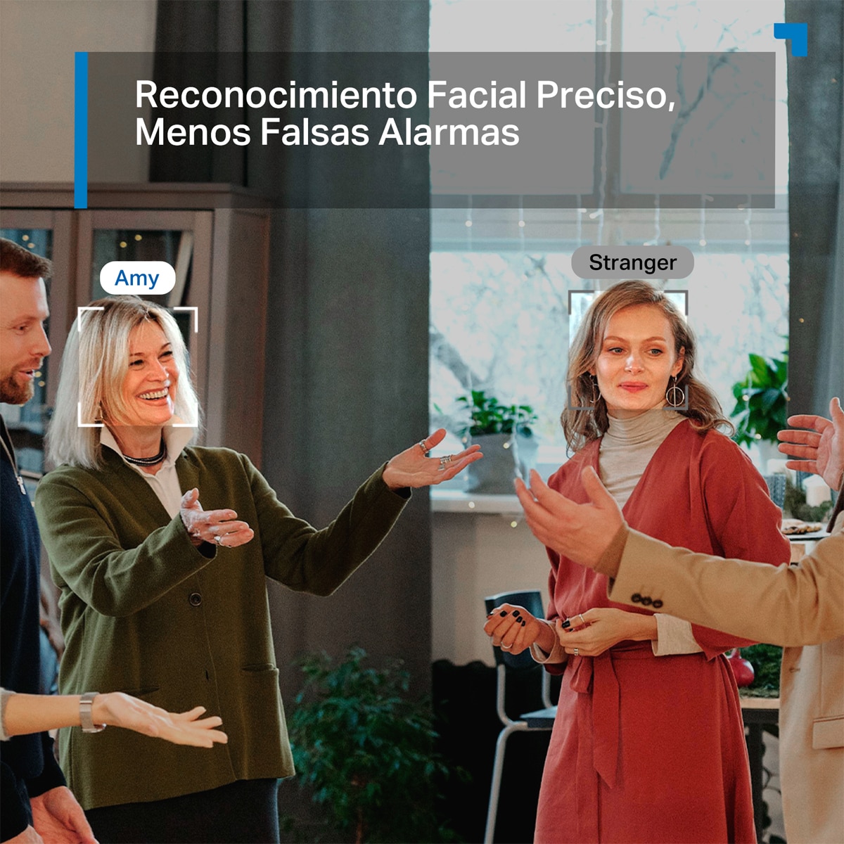 Cámara de Vigilancia Tapo C260, Resolución 4K, 360º, Reconocimiento Facial, Detección IA, Visión Nocturna, Alarma de Luz y Sonido 7