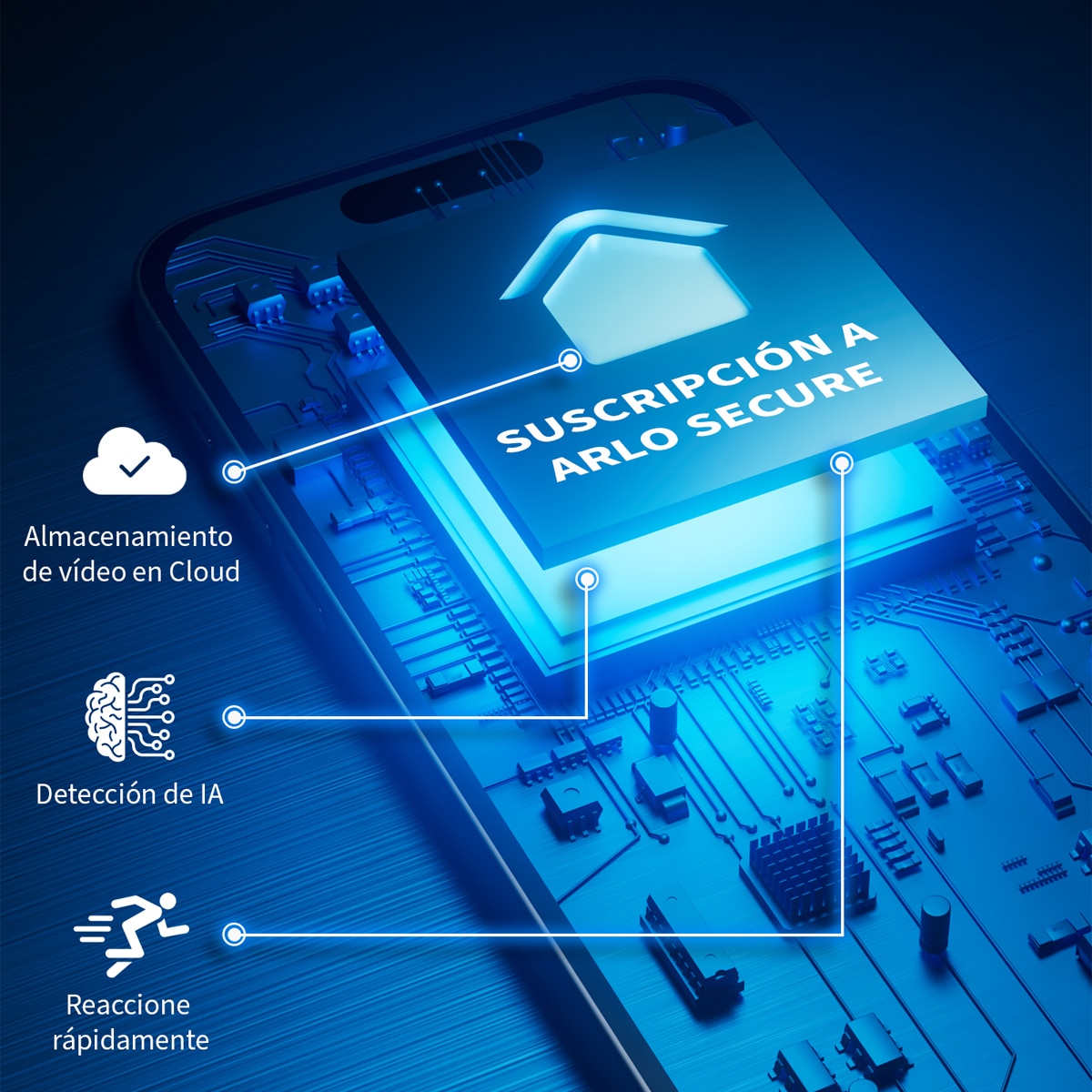 Pack cámara de seguridad 2K para exteriores + Cámara de seguridad 2K para interiores 4