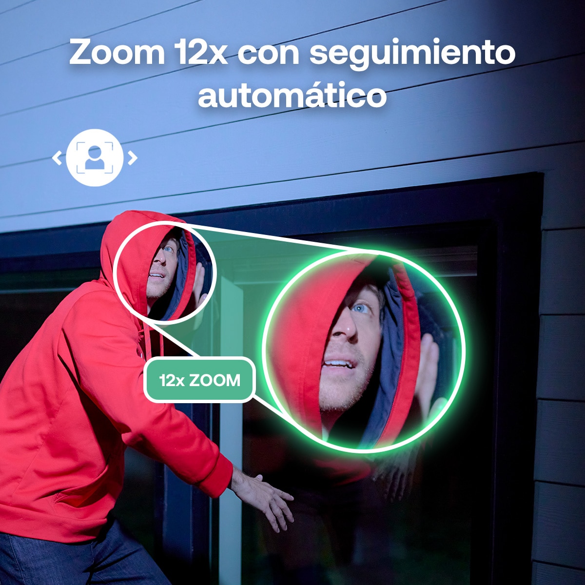 Cámara de seguridad para exteriores Arlo Pro 6, kit de 2 cámaras Blanco-4