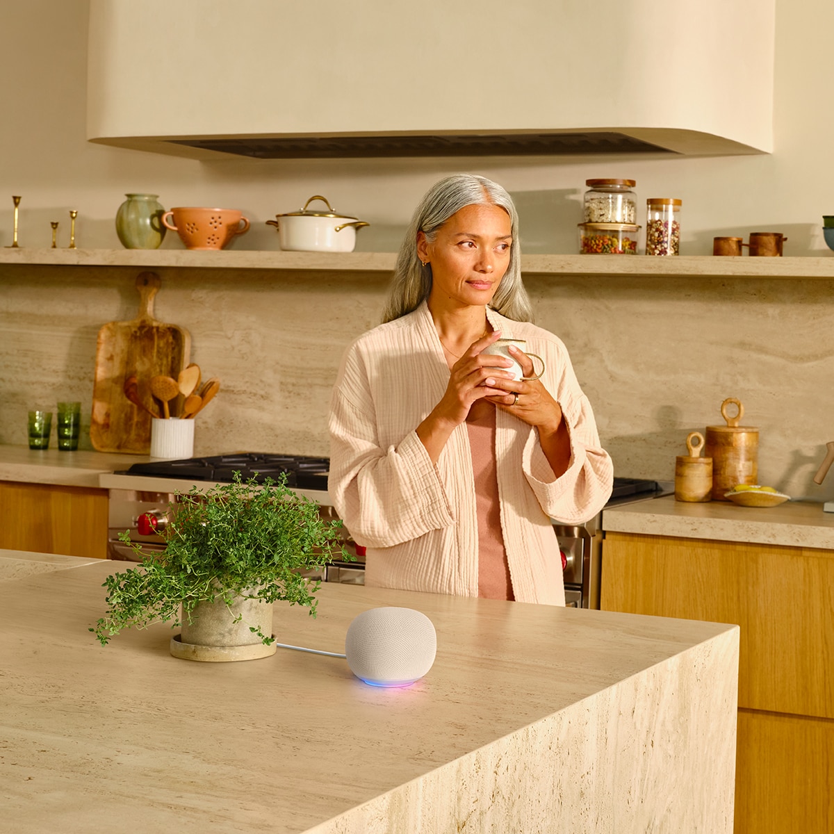 Altavoz inteligente Google Home Speaker con Gemini - Porcelana Porcelana-13