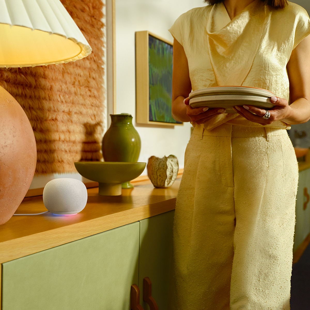 Altavoz inteligente Google Home Speaker con Gemini - Porcelana Porcelana-14