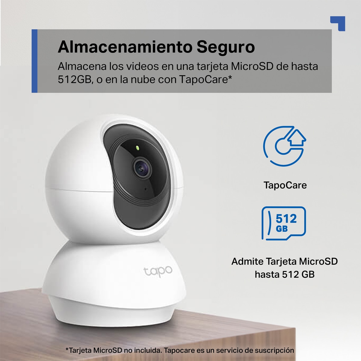 Cámara de vigilancia 360º Tapo TC71 (2 Pack), 2K 3MP, Visión Nocturna, Detección IA Gratuita, Audio Bidireccional - Blanco Blanco-7