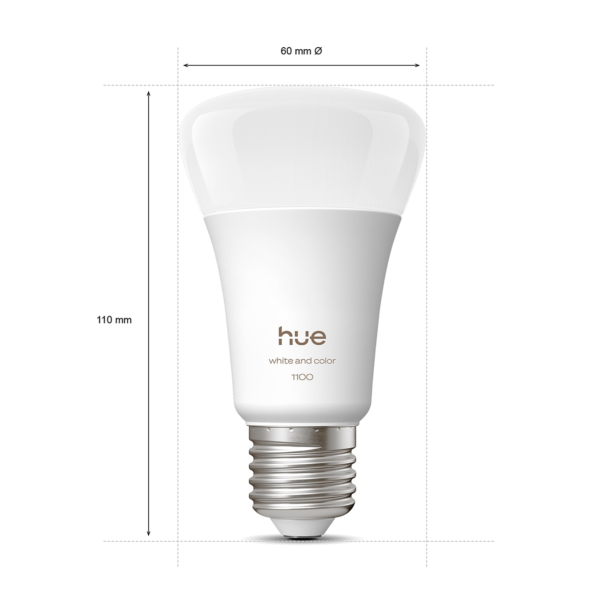 Bombilla inteligente Philips Hue White and Colour A60 - E27 - 1100 2