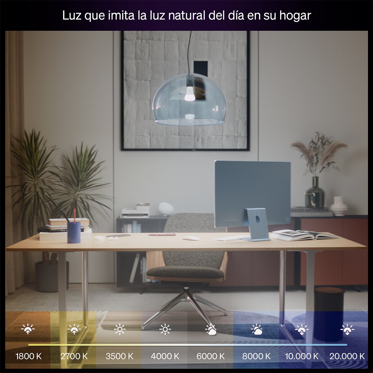 Bombilla inteligente Philips Hue White and Colour A60 - E27 - 1100 3