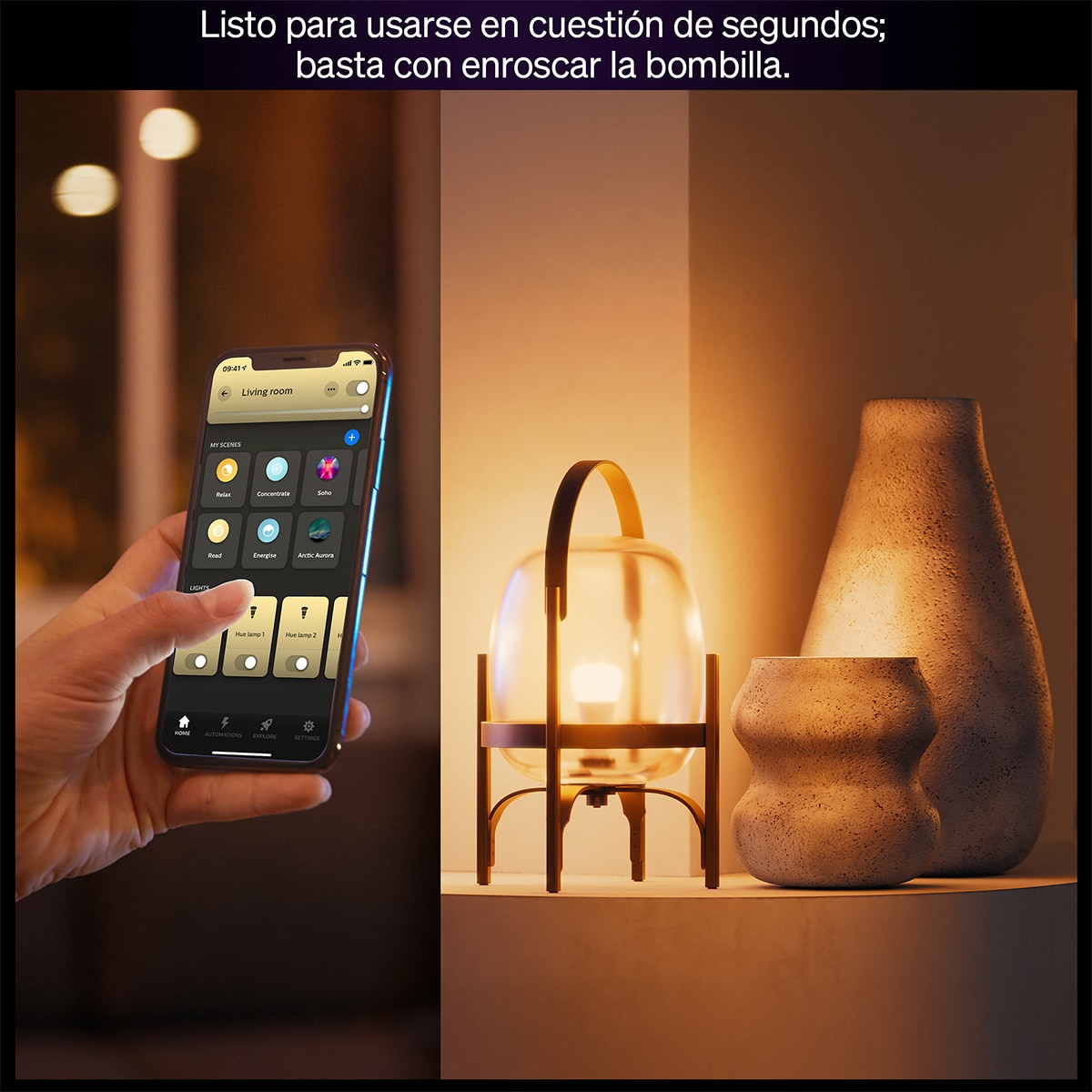 Bombilla inteligente Philips Hue White and Colour A60 - E27 - 1100 6