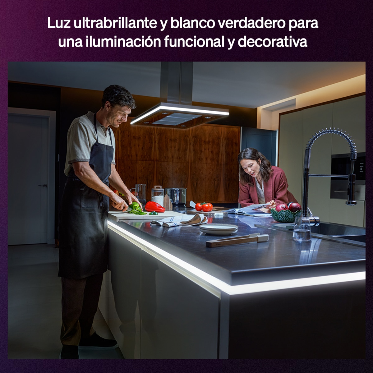 Tira LED Philips Hue OmniGlow 3 metros 3