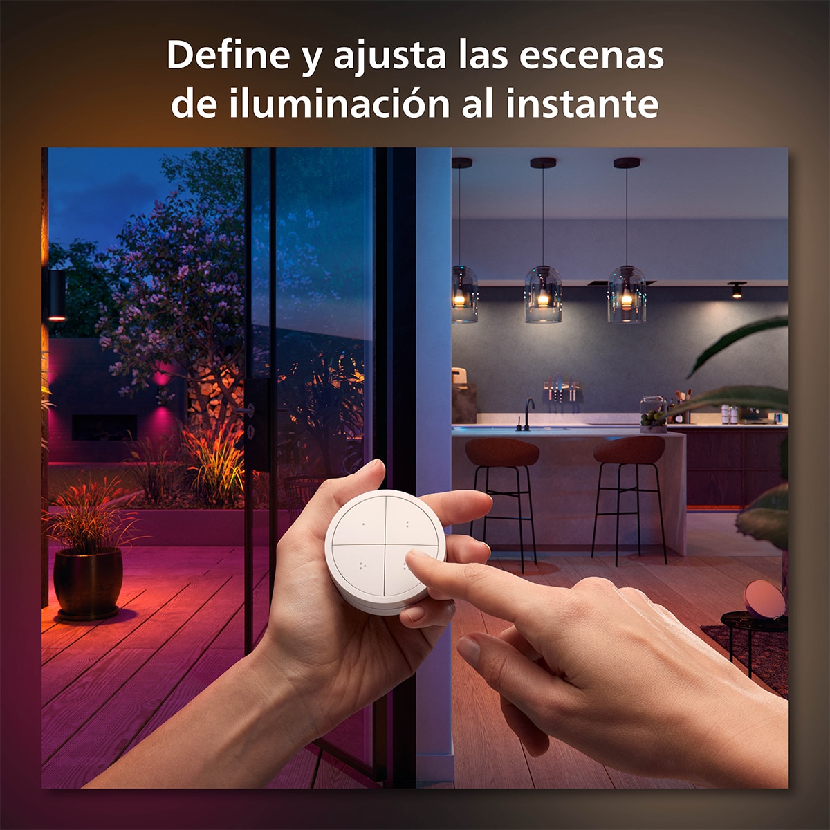 Interruptor Philips Hue Tap Dial Switch Blanco-4