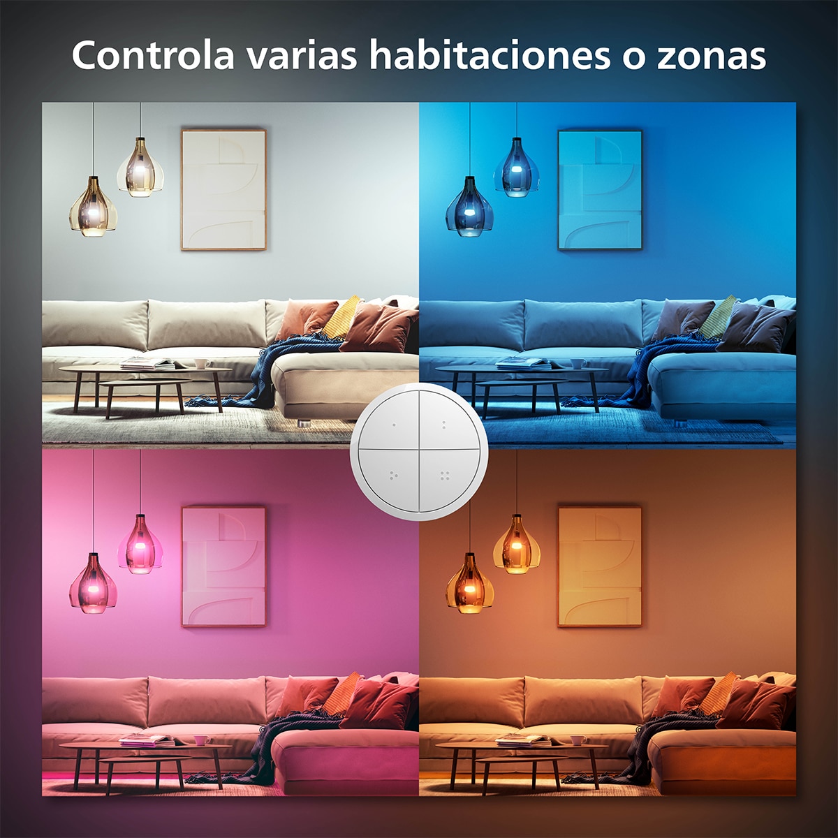 Interruptor Philips Hue Tap Dial Switch Blanco-6