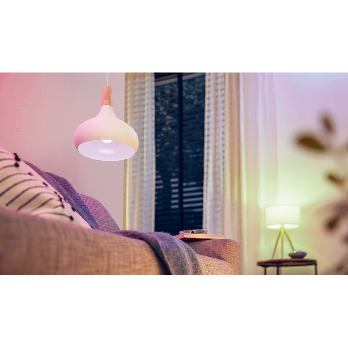 Bombilla Led inteligente Philips Smart Led E27, 100W, 1521lm, RGB, Wi-Fi, control vía app wiz 4