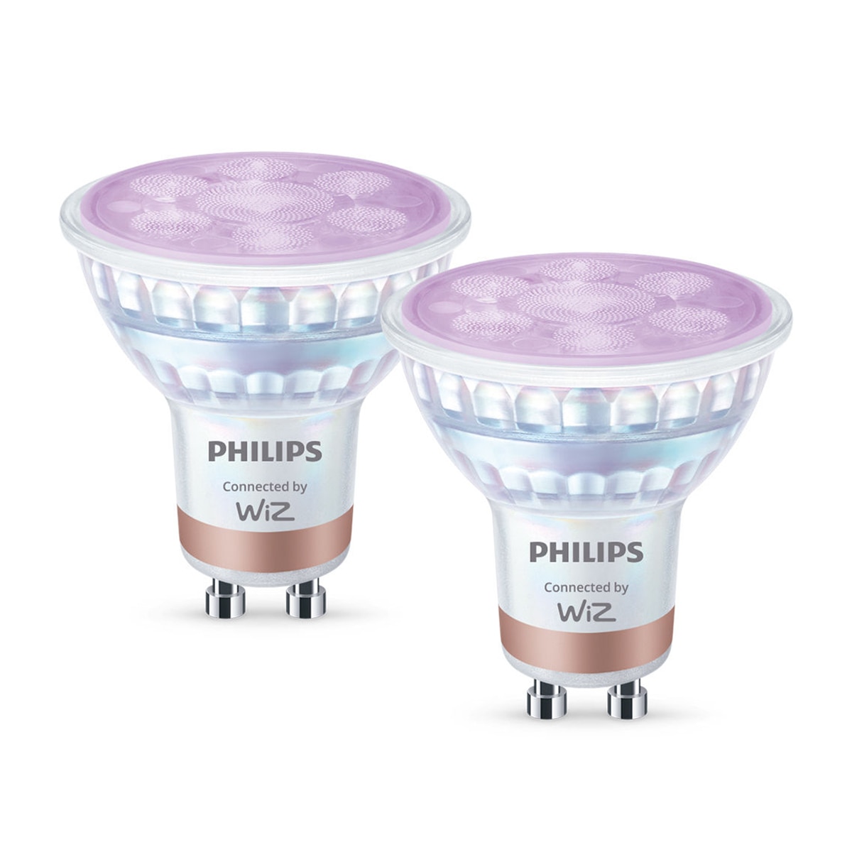 Imagen 0 de Bombilla Led inteligente Philips Smart LED Foco 50 W, PAR16, GU10 x2, regulable, hasta 345 lúmenes