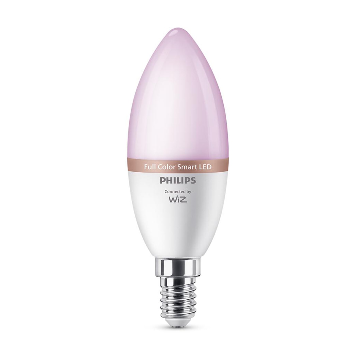 Imagen 0 de Bombilla Led inteligente Philips Smart LED Vela, 4,9 W (Equiv. 40 W), C37, E14
