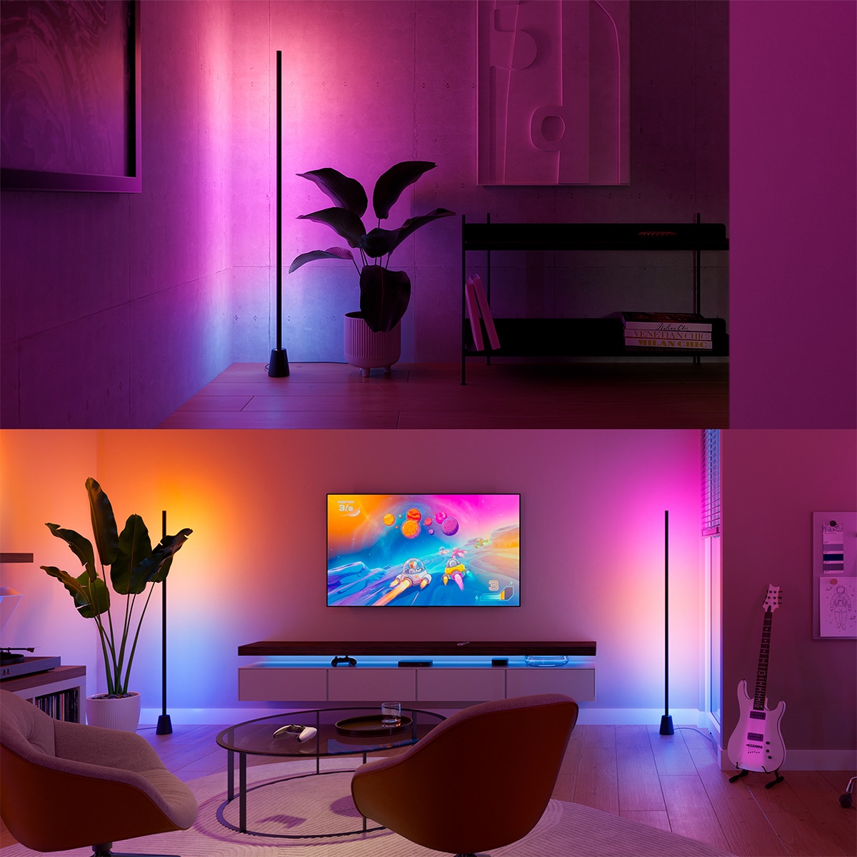 Lámpara de suelo LED inteligente Philips Hue Play, 1040lm, control por App y Voz, compatible con Alexa, Apple y Google Home 6