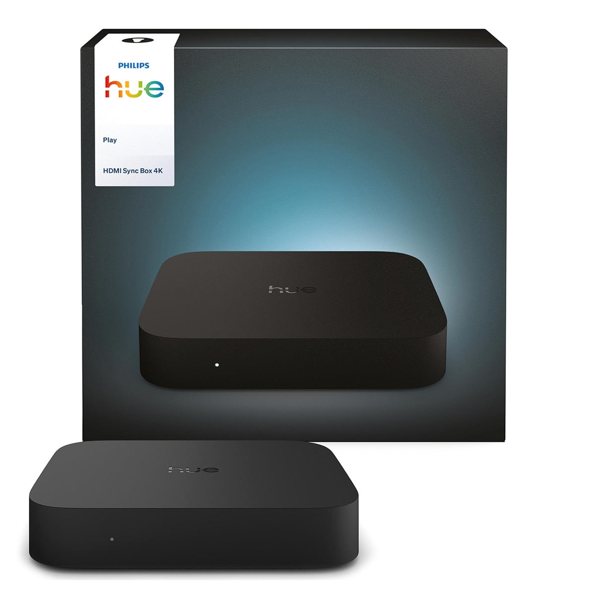 Philips Hue Play HDMI Sync Box 4K 60 Hz, sincronizador de luz ambiente, control con App 4