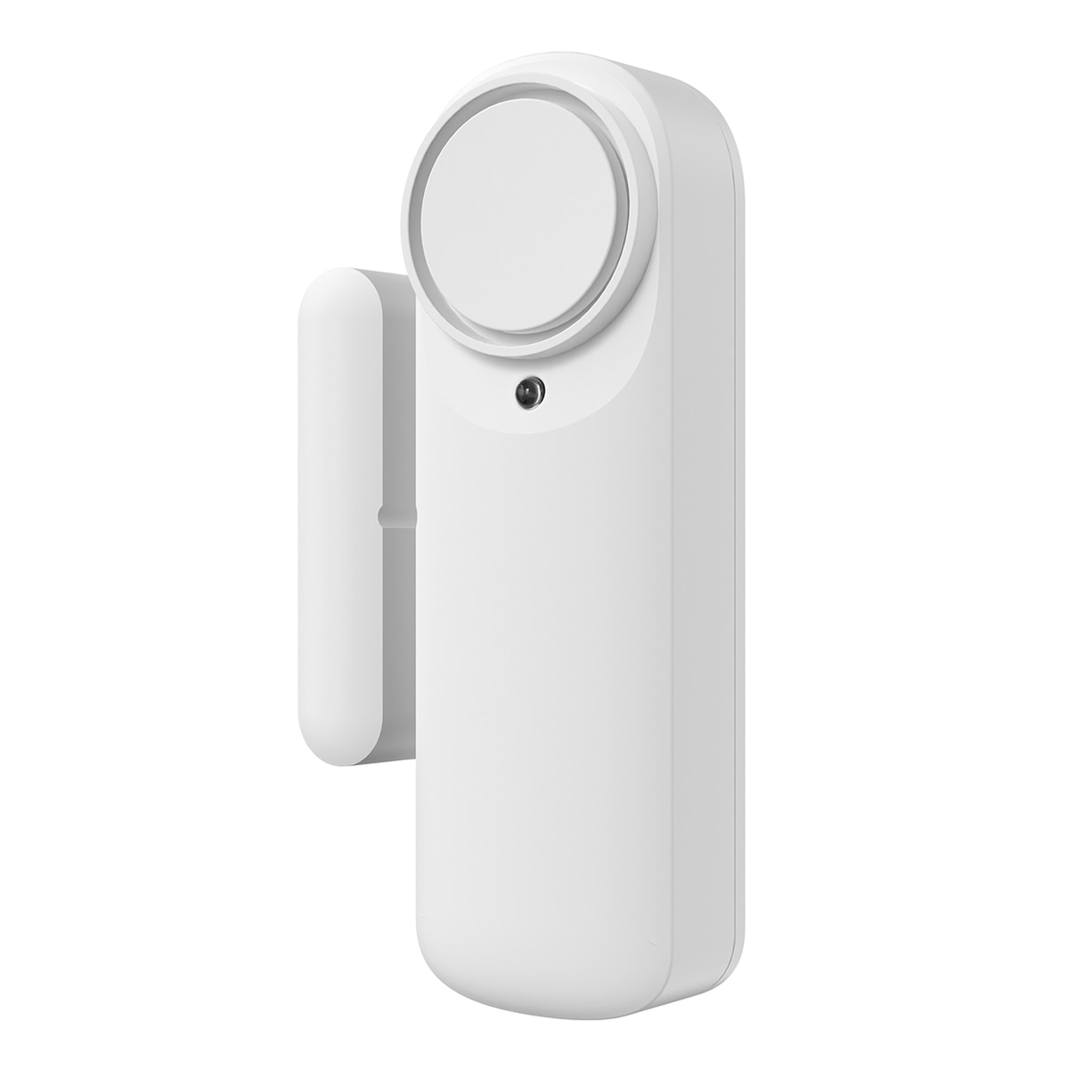 Imagen 1 de Sensor alarma para puerta Nivian NVS-DOORALARM-W, Wi-Fi, con app para móvil, notificación en tiempo real, sirena 100db Blanco