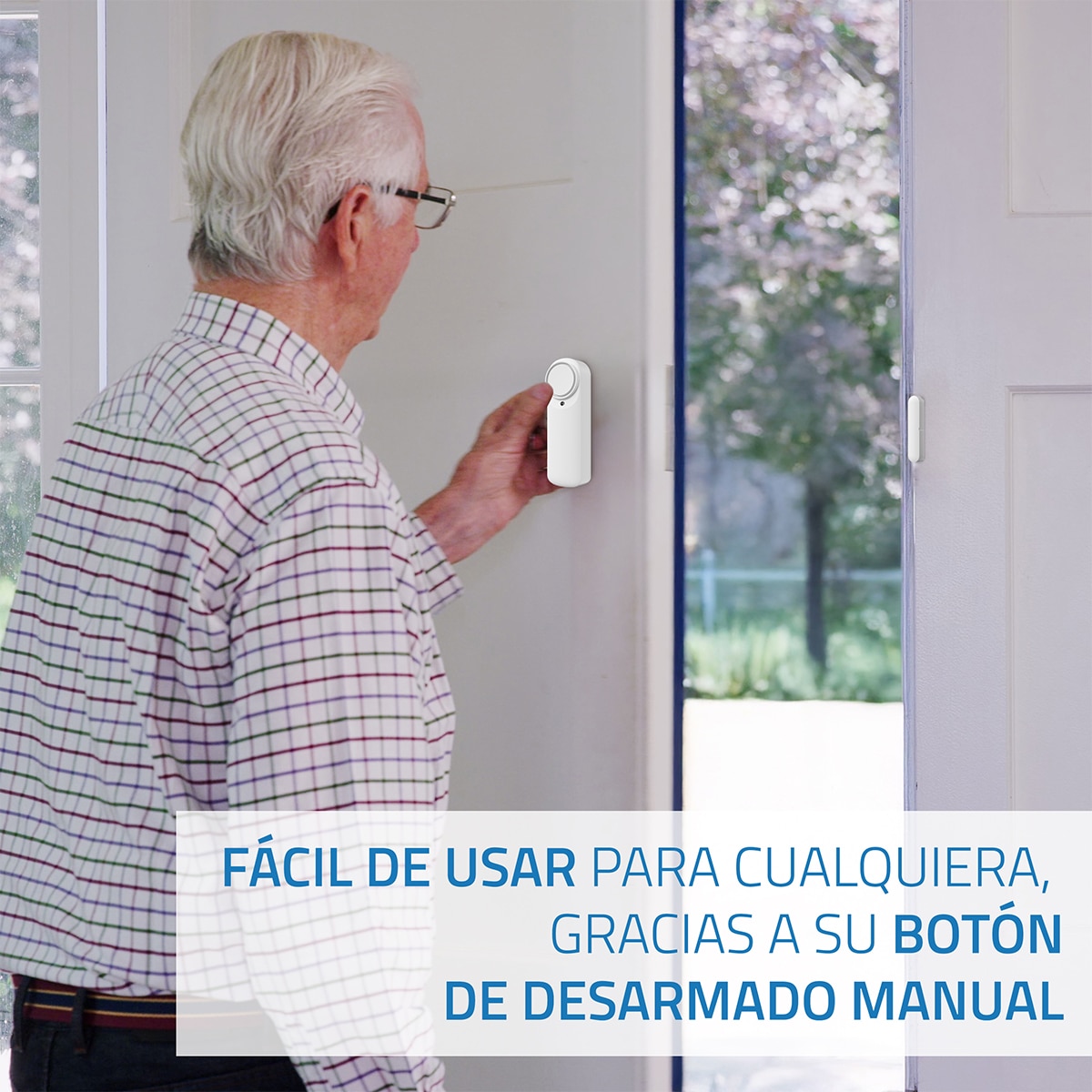 Imagen 8 de Sensor alarma para puerta Nivian NVS-DOORALARM-W, Wi-Fi, con app para móvil, notificación en tiempo real, sirena 100db - Blanco Blanco