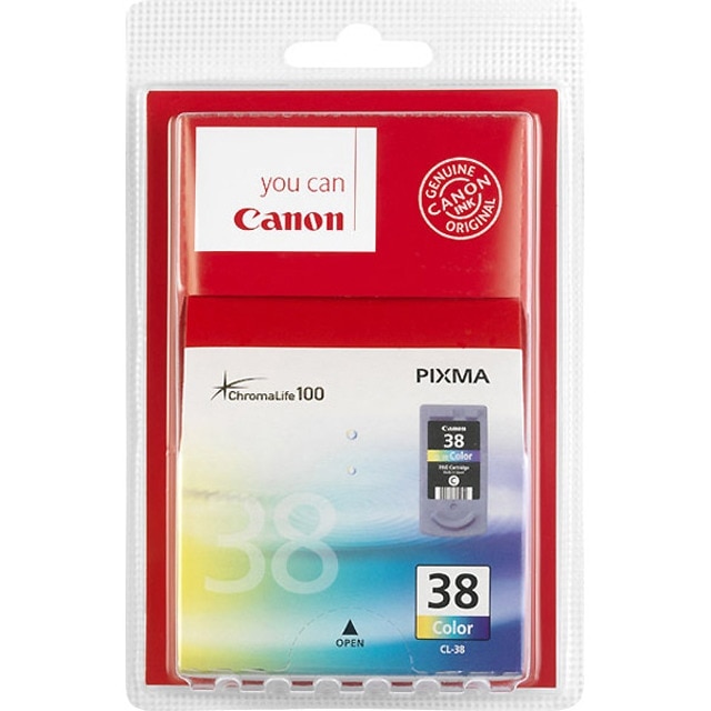 Imagen 0 de Cartucho de tinta original Canon CL-38 tricolor (2146B003)