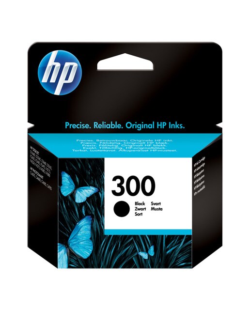 HP - Cartucho HP 300 original tinta negro (CC640EE).
