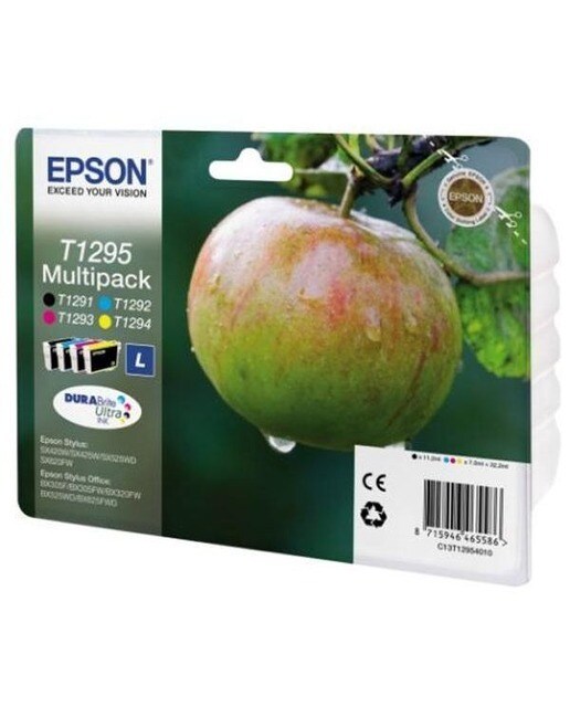 Imagen 0 de Pack 4 Tintas originales Epson T1295 (C13T12954010)