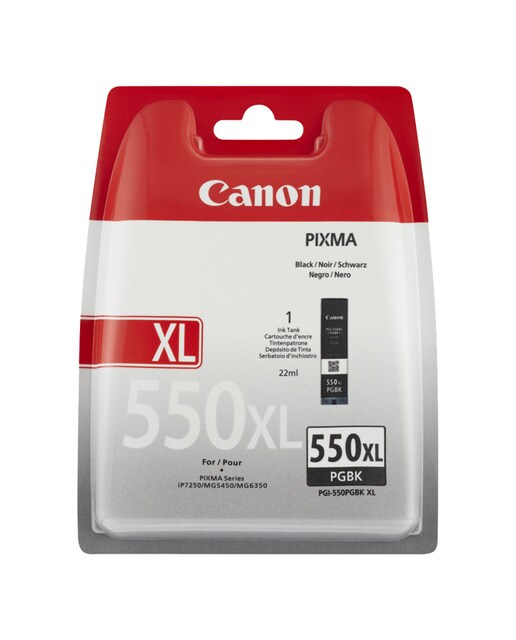 Tinteiro original Canon PGI-550 XL Preto (6431B004) 1