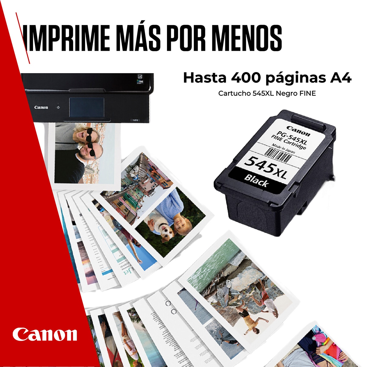 Cartucho de tinta original Canon PG-545 XL negro (8286B001) Negro-5