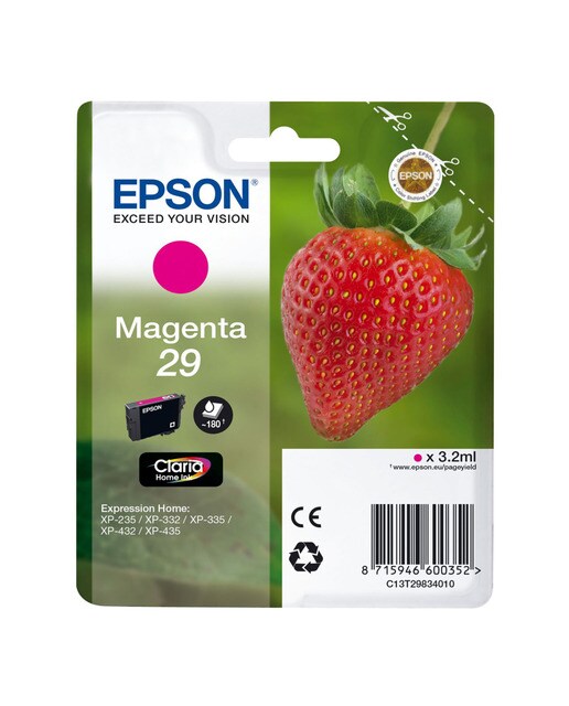 Imagen 0 de Cartucho original Epson 29 Magenta (C13T29834010)