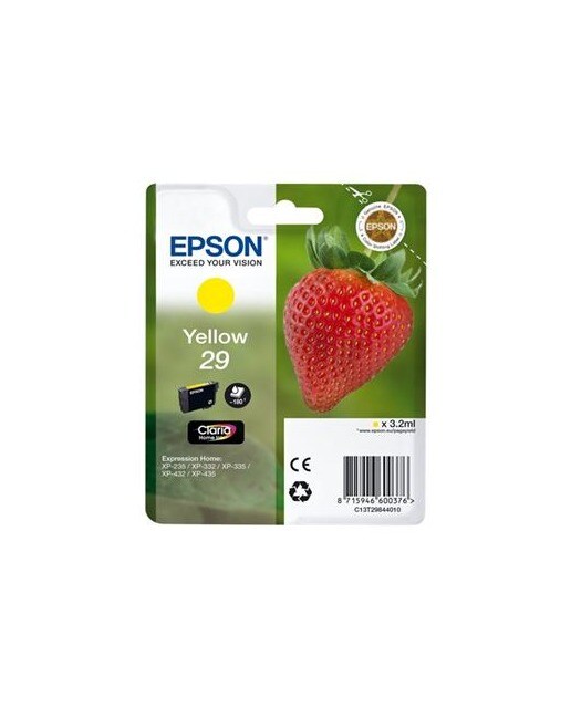 Imagen 0 de Cartucho original Epson 29 Amarillo (C13T29844010)