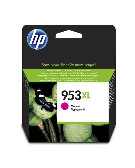 Cartucho de tinta original HP 953 XL magenta (F6U17AE) 1