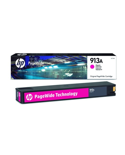 Cartucho de tinta original HP PageWide 913A magenta (F6T78AE) 1