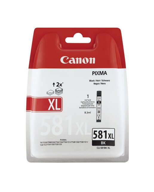 Cartucho de tinta original Canon CLI-581 XL negro (2052C005) 1
