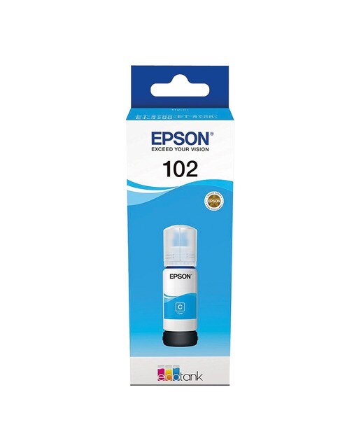 Imagen 0 de Botella tinta Epson 102 EcoTank Cyan (C13T03R240)