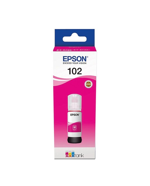 Imagen 0 de Botella tinta Epson 102 EcoTank Magenta (C13T03R340)
