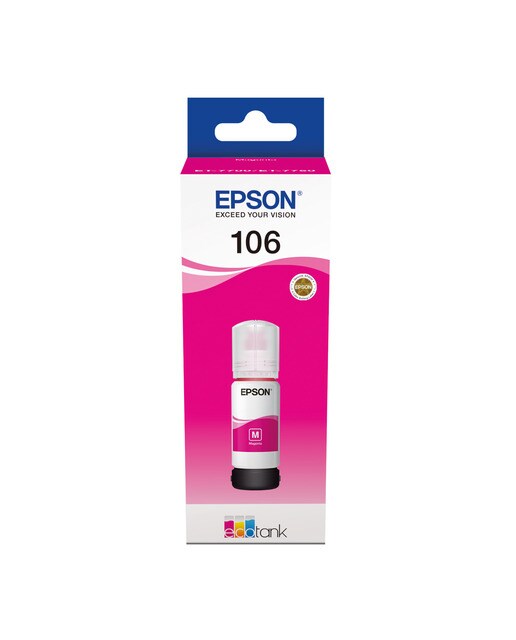 Botella de tinta Epson 106 magenta (T00R340) · El Corte Inglés — oferta en El Corte Inglés