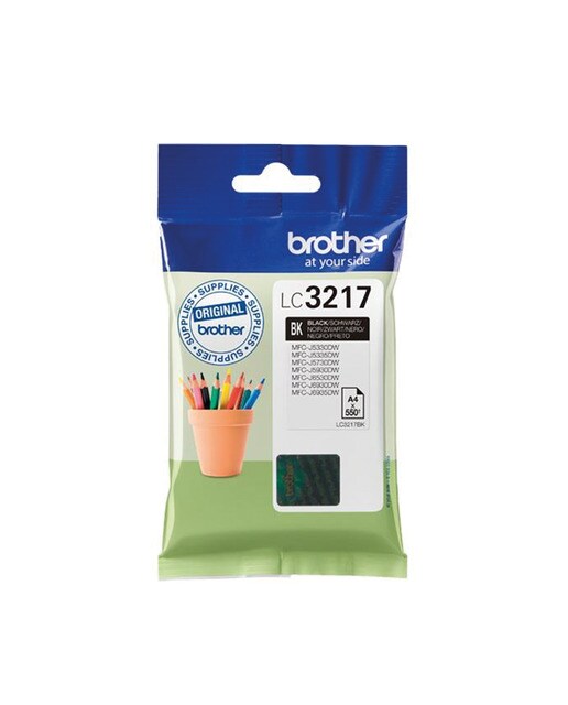 Imagen 0 de Cartucho original Brother LC3217BK negro