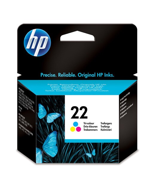 HP - Cartucho de tinta original HP 22 tricolor (C9352AE).