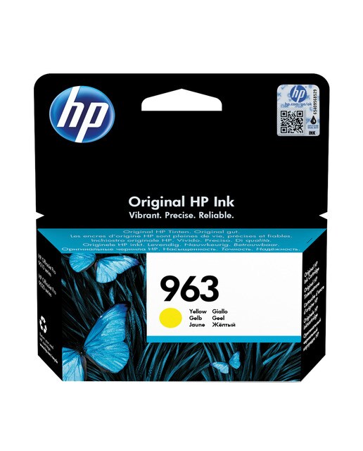 HP - Cartucho de tinta original HP Nº 963 amarillo (3JA25AE).