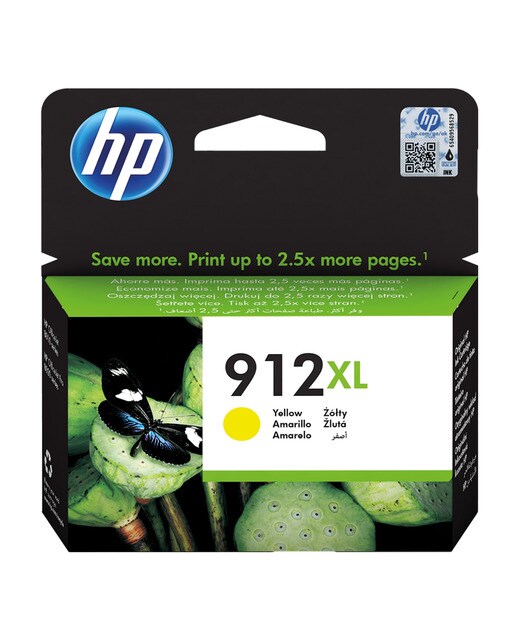 Cartucho de tinta original HP Nº 912 XL amarillo (3YL83AE) 1