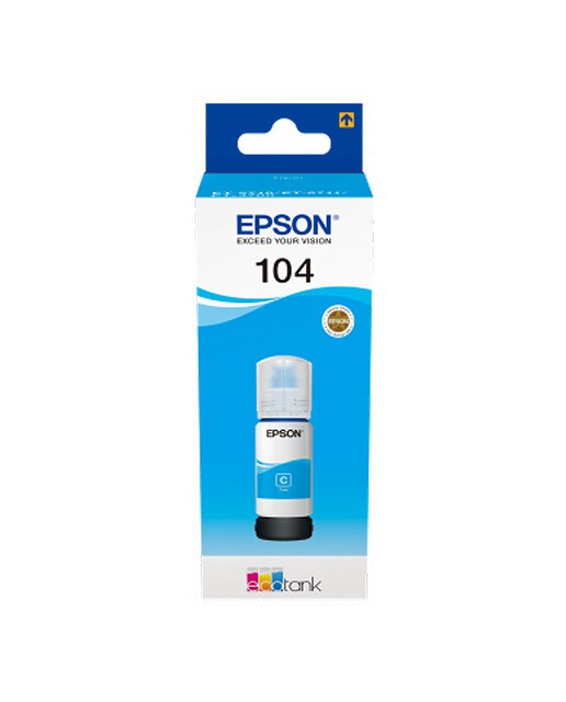 Imagen 0 de Botella de tinta Original Epson 104 cian (T00P240)