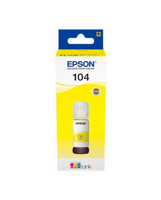 Imagen 0 de Botella de tinta Original Epson 104 amarillo (T00P440)