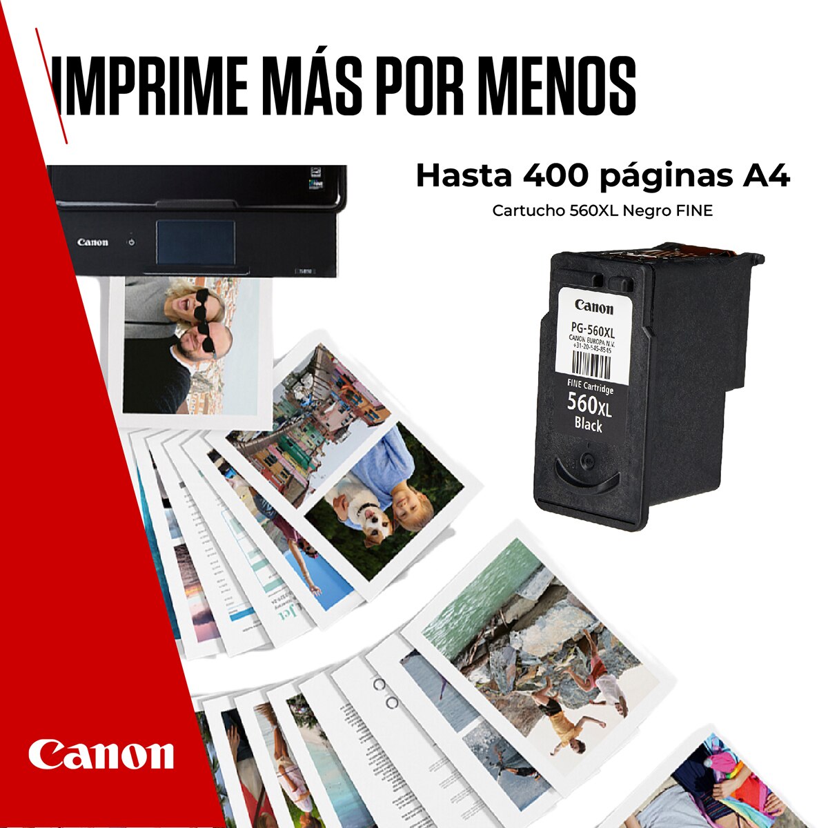 Cartucho de tinta original Canon PG-560 XL negro (3713C001) 5