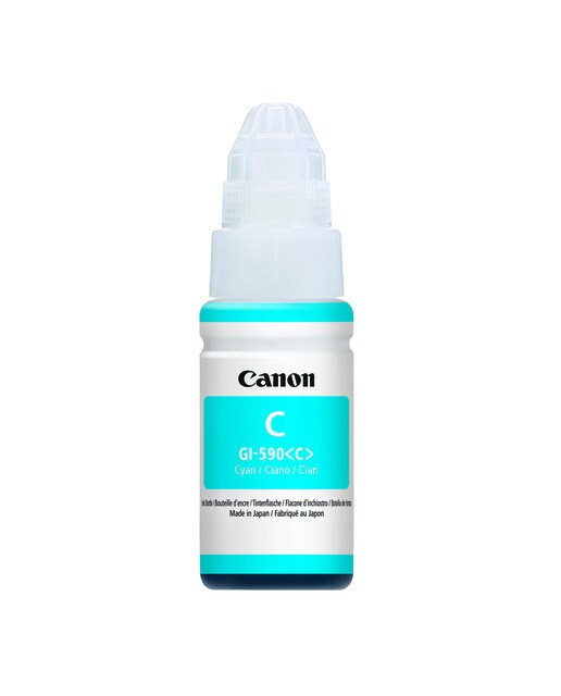 Botella de tinta Original Canon GI-590C (16034C001) Cian 1