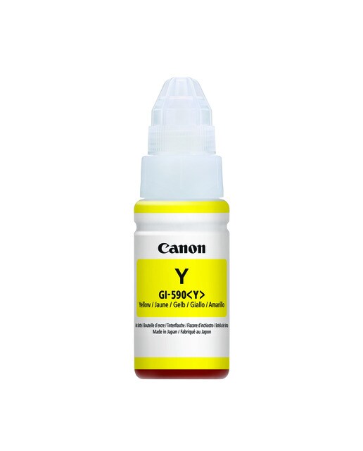 Botella de tinta Original Canon GI-590Y (1606C001) Amarillo 1